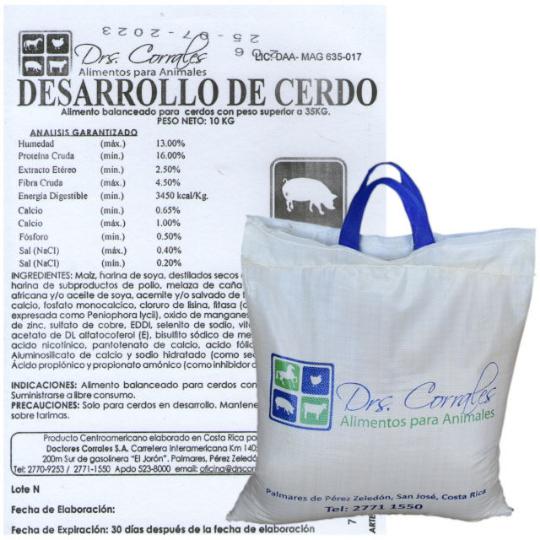 Desarrollo de Cerdo 10Kg